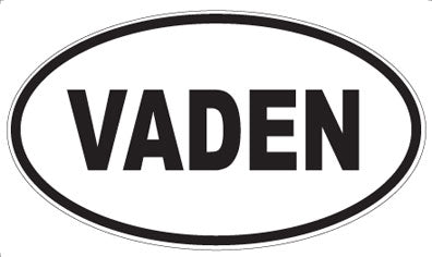 VADEN - Oval Sticker