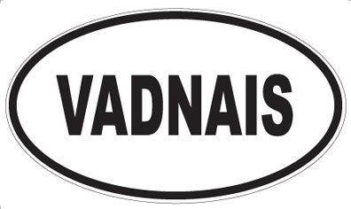 VADNAIS - Oval Magnet