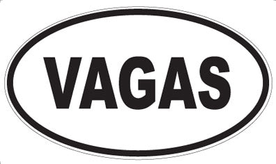 VAGAS - Oval Magnet