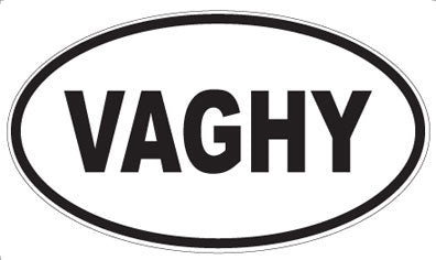VAGHY - Oval Sticker