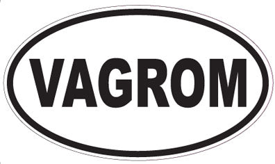 VAGROM - Oval Sticker
