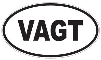 VAGT - Oval Sticker