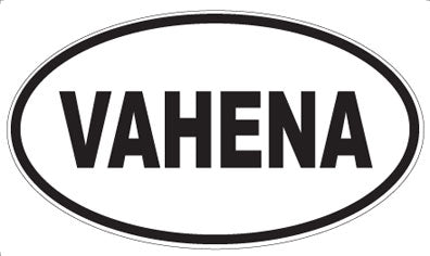 VAHENA - Oval Sticker