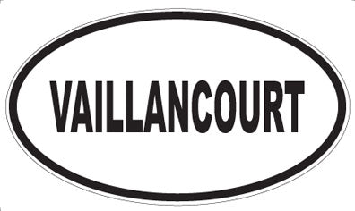 VAILLANCOURT - Oval Magnet