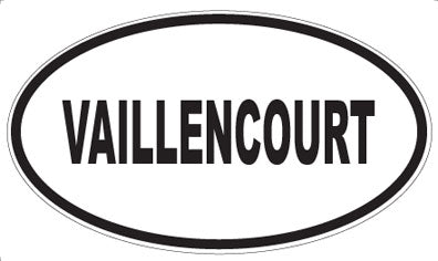 VAILLENCOURT - Oval Magnet