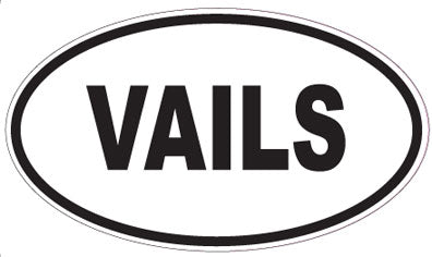 VAILS - Oval Magnet