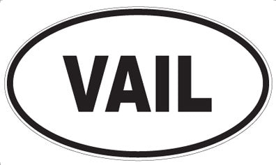 VAIL - Oval Magnet