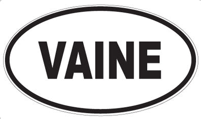 VAINE - Oval Magnet