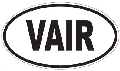 VAIR - Oval Sticker