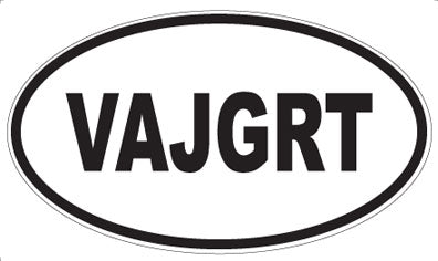 VAJGRT - Oval Magnet