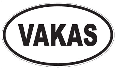 VAKAS - Oval Magnet