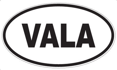 VALA - Oval Sticker
