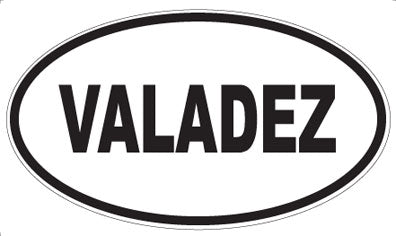 VALADEZ - Oval Magnet