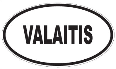 VALAITIS - Oval Sticker