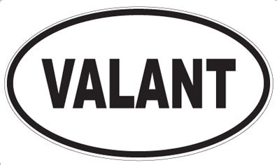 VALANT - Oval Sticker