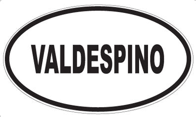 VALDESPINO - Oval Sticker