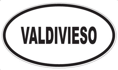 VALDIVIESO - Oval Sticker
