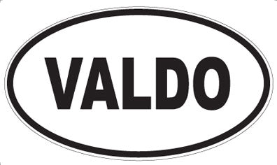 VALDO - Oval Sticker