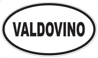 VALDOVINO - Oval Sticker