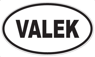 VALEK - Oval Magnet