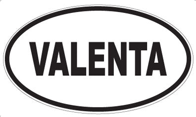 VALENTA - Oval Sticker