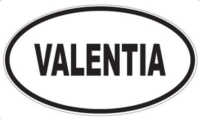 VALENTIA - Oval Magnet
