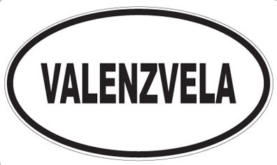 VALENZVELA - Oval Magnet