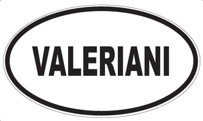 VALERIANI - Oval Magnet