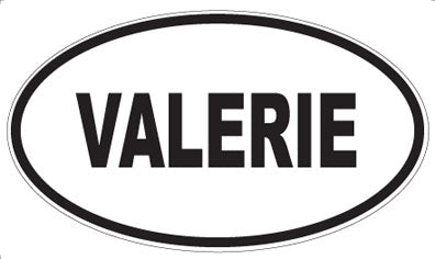VALERIE - Oval Magnet