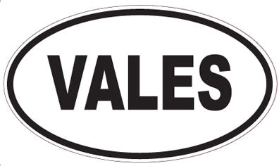 VALES - Oval Magnet