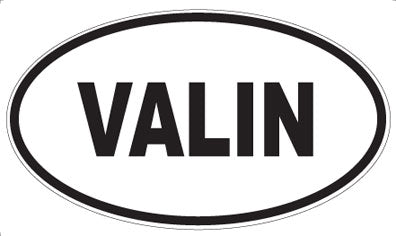 VALIN - Oval Sticker