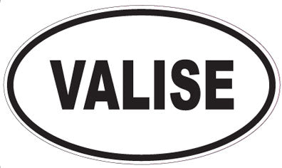 VALISE - Oval Sticker