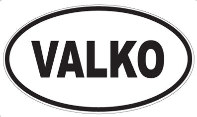 VALKO - Oval Sticker