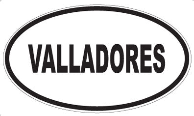VALLADORES - Oval Magnet