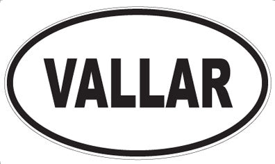 VALLAR - Oval Magnet