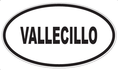 VALLECILLO - Oval Magnet