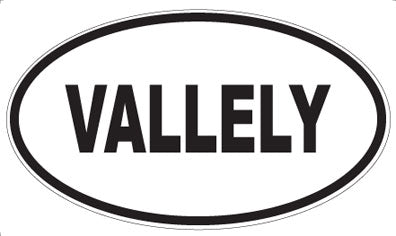 VALLELY - Oval Magnet