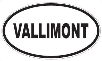 VALLIMONT - Oval Sticker