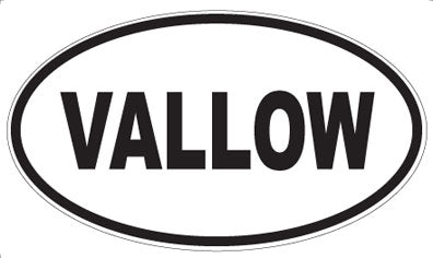 VALLOW - Oval Magnet