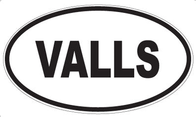 VALLS - Oval Magnet