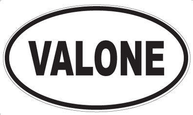 VALONE - Oval Sticker