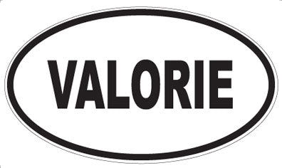 VALORIE - Oval Magnet