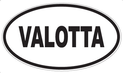 VALOTTA - Oval Sticker