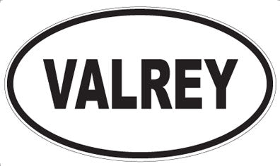 VALREY - Oval Sticker