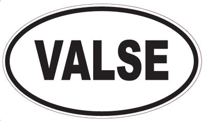 VALSE - Oval Magnet