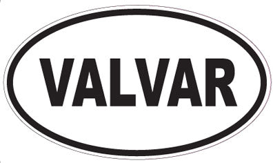 VALVAR - Oval Sticker