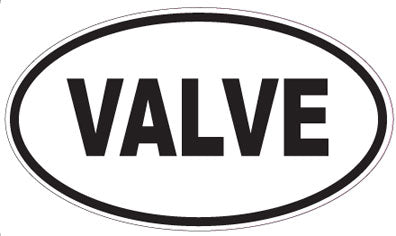 VALVE - Oval Sticker