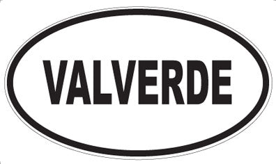 VALVERDE - Oval Magnet