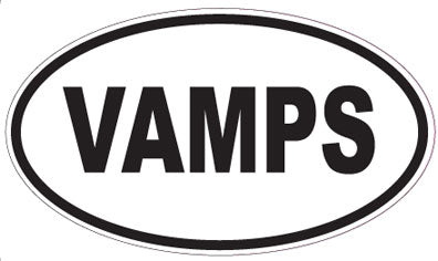 VAMPS - Oval Magnet