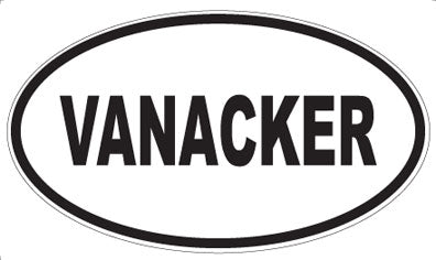 VANACKER - Oval Magnet